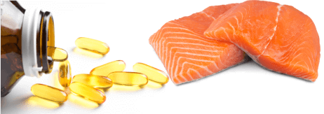 Omega 3 from salmon and fish oil.