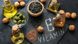 Vitamin E, oils, and fruits.
